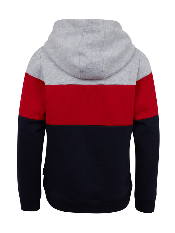 Sam 73 Plavo-crvena dječačka majica s kapuljačom SAM 73 Leael