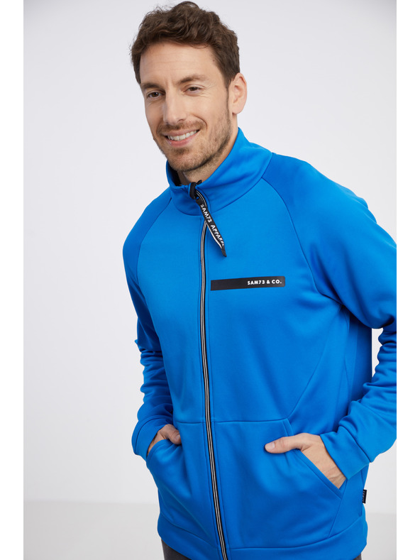 Sam 73 Plava muška majica s patentnim zatvaračem SAM 73 Darth