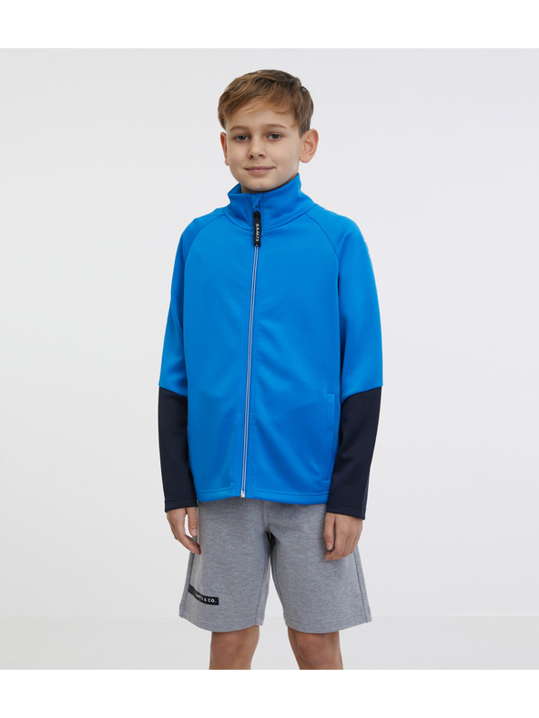 Sam 73 Plava dječačka majica s patentnim zatvaračem SAM 73 Nana