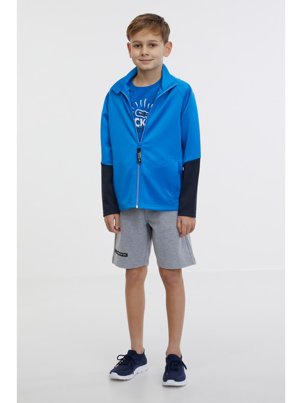 Sam 73 Plava dječačka majica s patentnim zatvaračem SAM 73 Nana