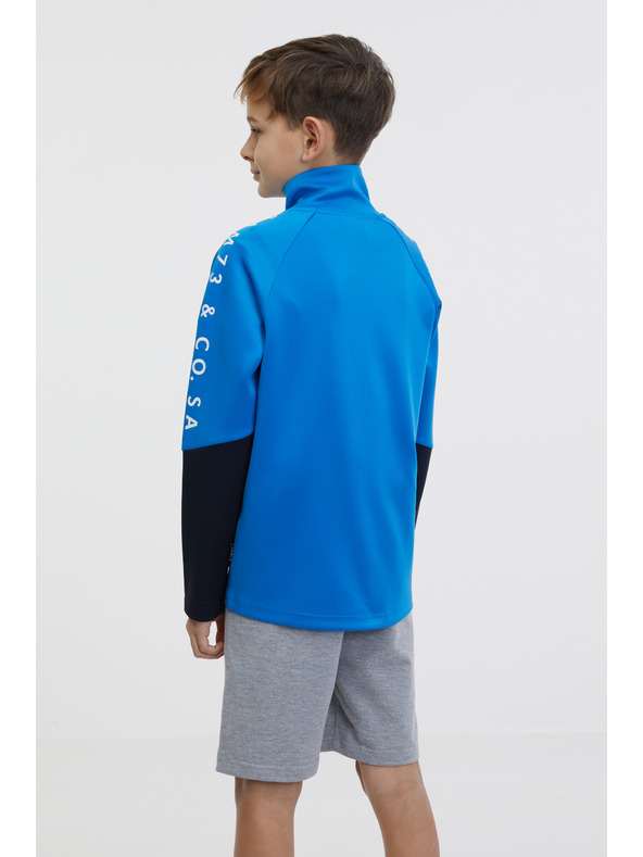 Sam 73 Plava dječačka majica s patentnim zatvaračem SAM 73 Nana