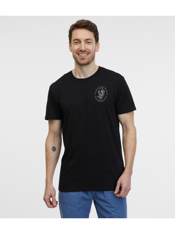 Sam 73 Crna muška majica kratkih rukava SAM 73 Felipe