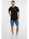 Sam 73 Crna muška majica kratkih rukava SAM 73 Felipe