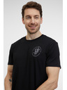 Sam 73 Crna muška majica kratkih rukava SAM 73 Felipe