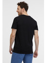 Sam 73 Crna muška majica kratkih rukava SAM 73 Felipe