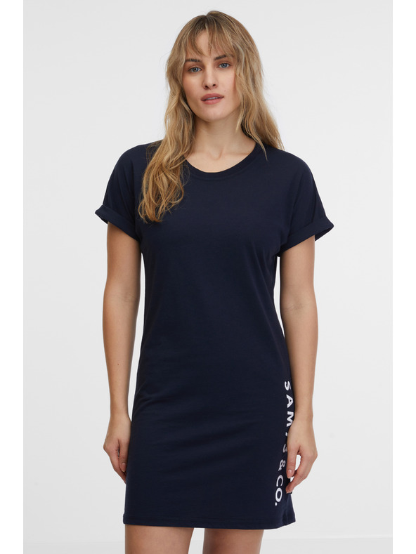 Sam 73 Tamnoplava ženska haljina SAM 73 Dalia