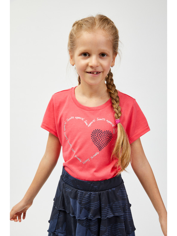 Sam 73 Tamno roza majica za djevojčice SAM 73 Alaina