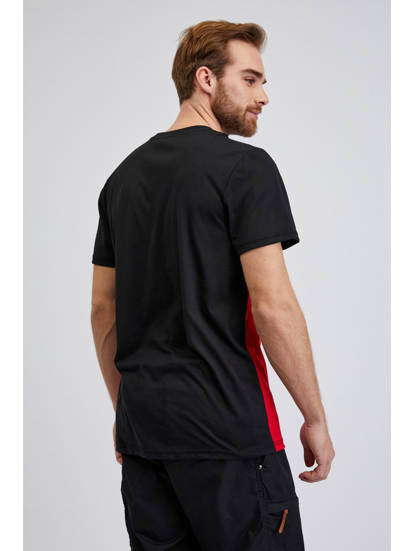 Sam 73 Crno-crvena muška majica SAM73 Cetus