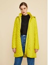 ZOOT.lab Zeleno-žuti ženski prošiveni kaput ZOOT.lab Molly