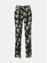 ZOOT.lab Zeleno-crne ženske hlače na cvjetić ZOOT.lab Ena