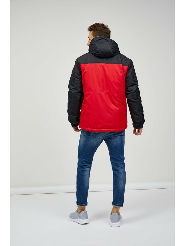 Sam 73 Crno-crvena muška zimska jakna Sam 73