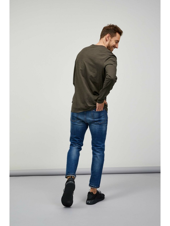 Sam 73 Kaki SAM 73 Mindart muška majica dugih rukava