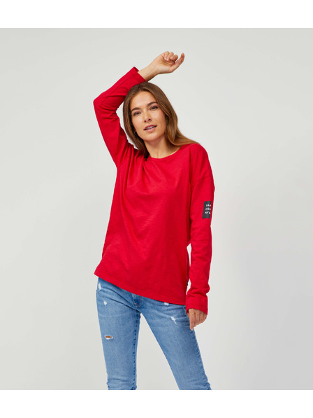 Sam 73 Crvena ženska majica dugih rukava SAM 73 Ariasa
