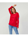 Sam 73 Crvena ženska majica dugih rukava SAM 73 Ariasa