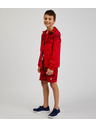 Sam 73 Crvena dječačka majica s kapuljačom SAM73 Musgravit s patentnim zatvaračem