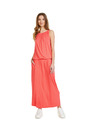 Sam 73 Koraljna ženska maxi haljina SAM 73 Dita