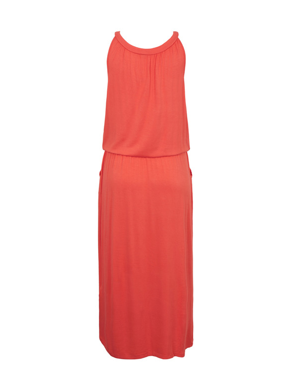 Sam 73 Koraljna ženska maxi haljina SAM 73 Dita