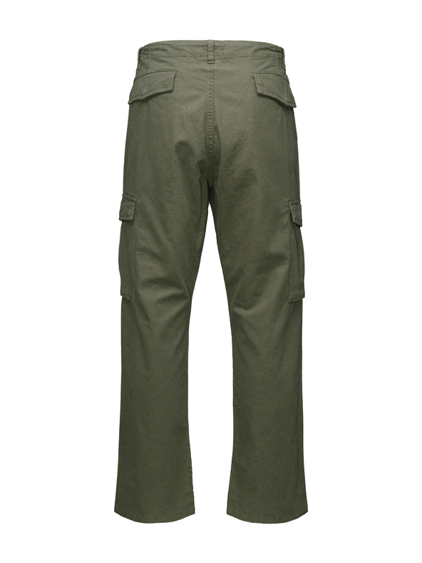 Sam 73 Kaki muške hlače s džepovima SAM 73