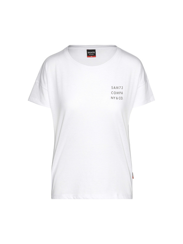 Sam 73 Bijela ženska majica s printom SAM 73