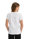Sam 73 Bijela majica za djevojčice s printom SAM 73