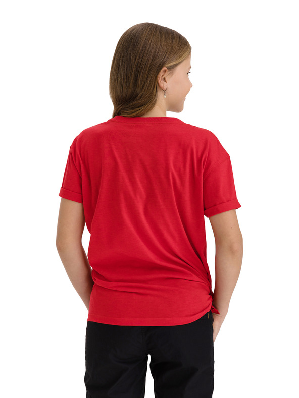 Sam 73 Crvena majica za djevojčice s printom SAM 73