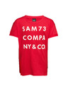 Sam 73 Crvena majica za djevojčice s printom SAM 73