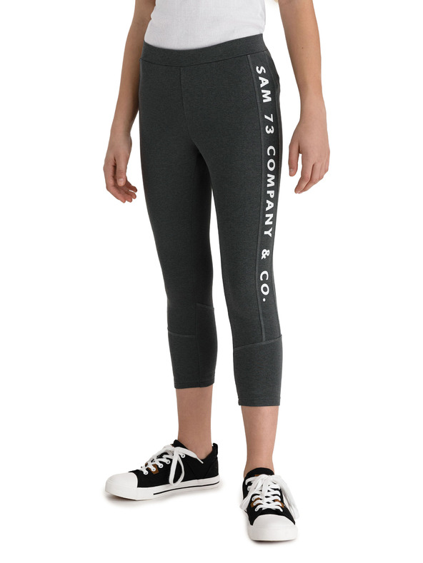 Sam 73 Skraćene tajice za tamnosive djevojke s printom SAM 73