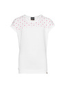 Sam 73 Bijela majica kratkih rukava za djevojčice SAM 73 s uzorkom