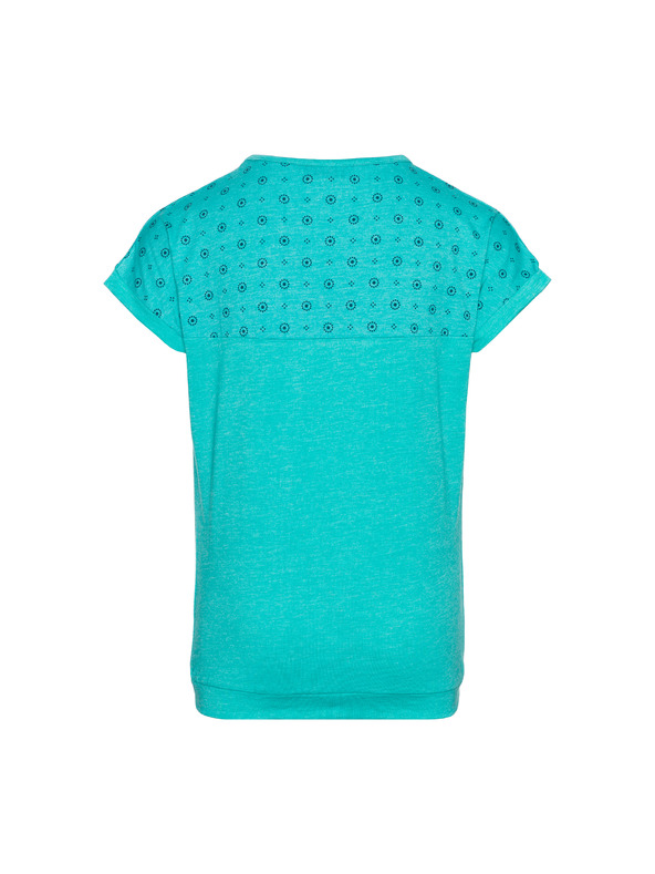 Sam 73 Zelena majica kratkih rukava za djevojčice SAM 73 s uzorkom