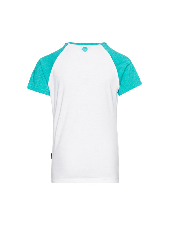 Sam 73 Zeleno-bijela majica za djevojčice s printom SAM 73