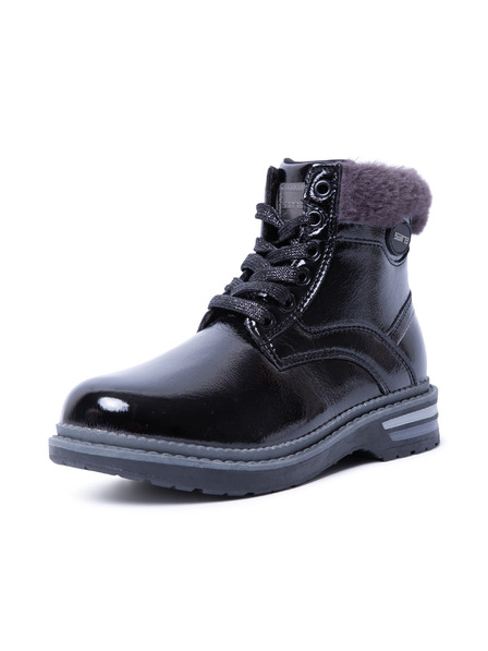 Sam 73 Crne dječačke gležnjače s umjetnim krznom SAM 73 Naomi