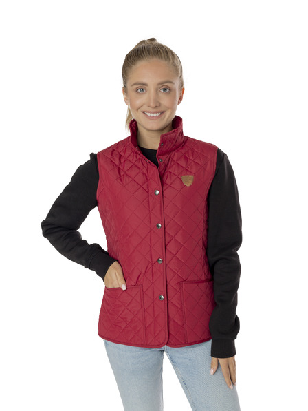 Sam 73 Sam 73 Martha ženski crveni prošiveni prsluk