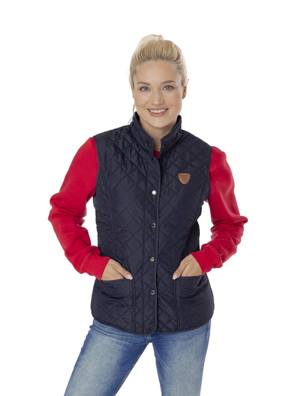 Sam 73 Tamnoplavi ženski prošiveni prsluk Sam 73 Martha