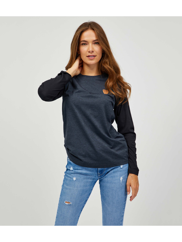 Sam 73 Tamno siva ženska majica kratkih rukava Sam 73