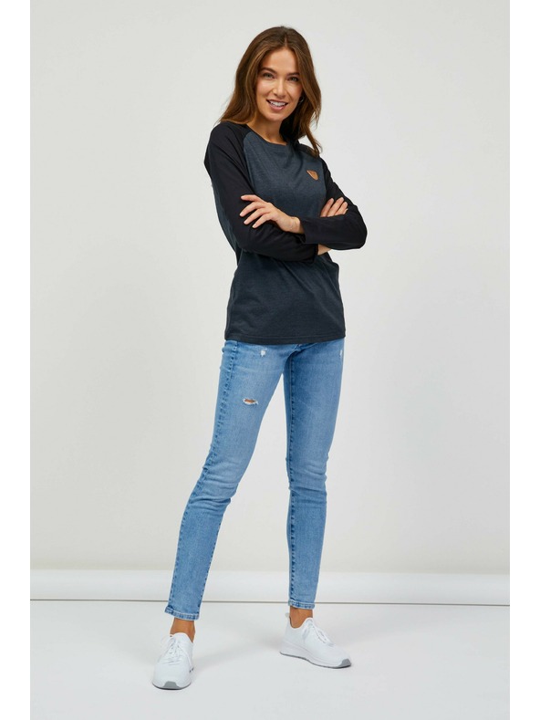 Sam 73 Tamno siva ženska majica kratkih rukava Sam 73