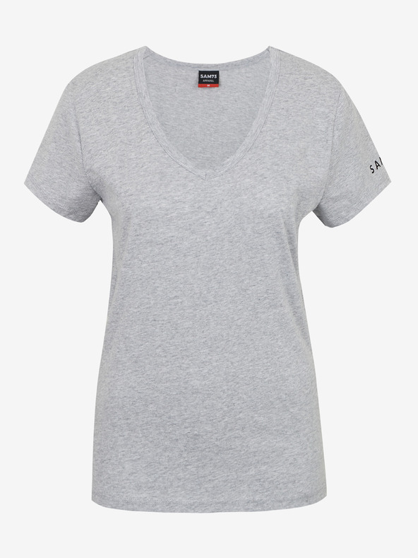 Sam 73 Svijetlo siva ženska majica SAM 73 Una