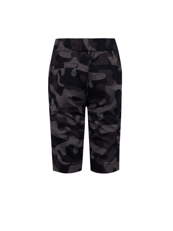 Sam 73 Crne dječačke kratke hlače s uzorkom SAM 73 Spencer