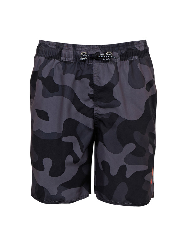 Sam 73 Sivo-crne kratke hlače za dječake SAM 73 Jordan s uzorkom