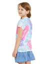 Sam 73 Plava batik majica za djevojčice SAM 73 Regina