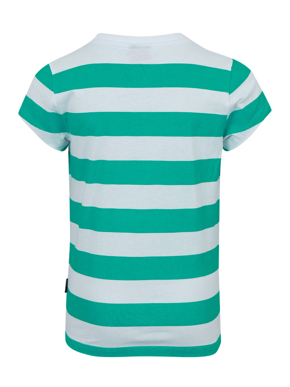 Sam 73 Bijelo-zelena dječja majica na pruge SAM 73 Siobhan