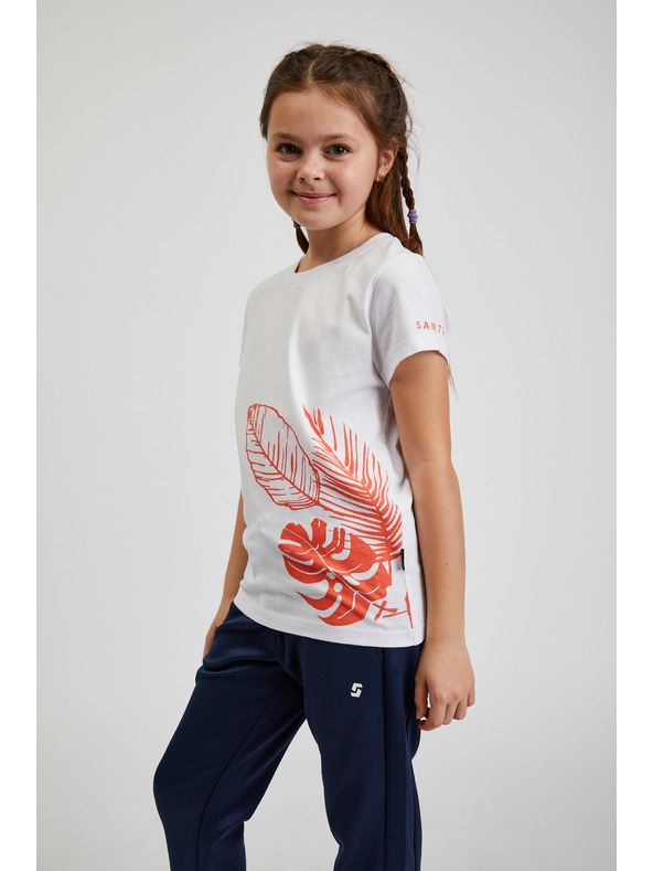 Sam 73 Bijela SAM 73 Stephanie majica za djevojčice