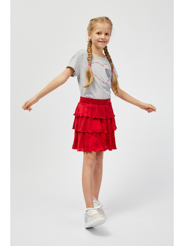 Sam 73 Svijetlo siva majica za djevojčice SAM 73 Alaina