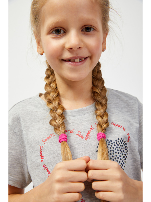 Sam 73 Svijetlo siva majica za djevojčice SAM 73 Alaina