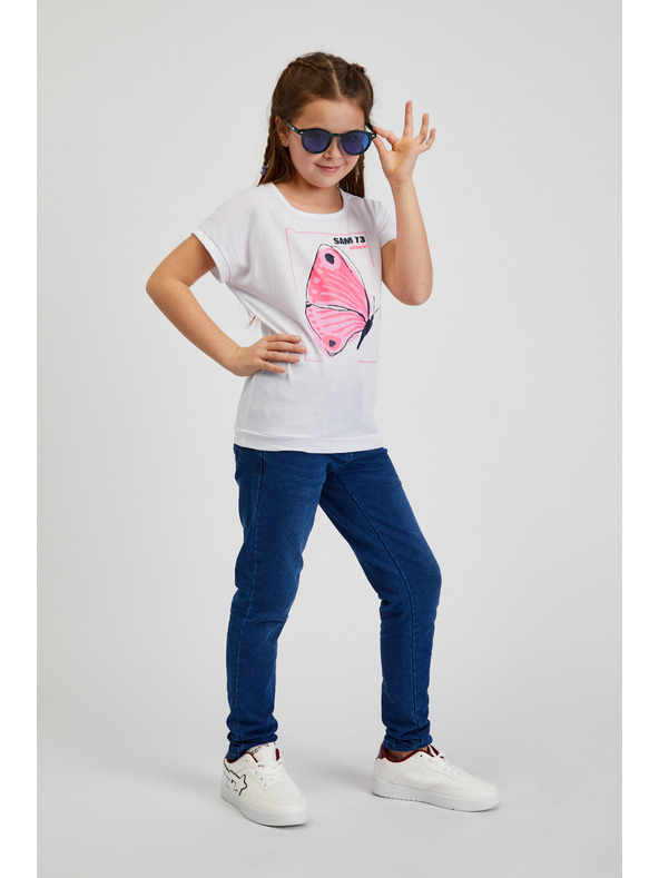 Sam 73 Bijela SAM 73 Averie majica za djevojčice