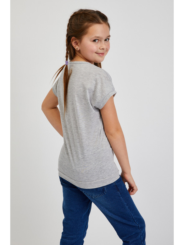 Sam 73 Svijetlo siva majica za djevojčice SAM 73 Averie