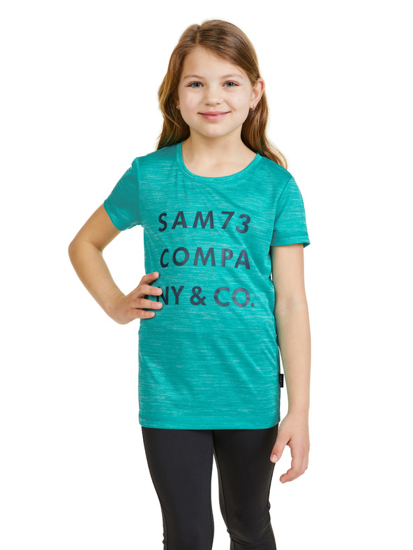 Sam 73 SAM 73 Djevojačka majica kratkih rukava Ablaka na petrolej