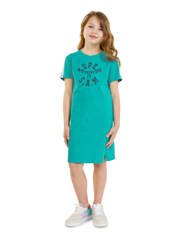 Sam 73 SAM 73 Belinda tirkizna haljina za djevojčice