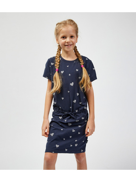 Sam 73 Tamno plava haljina s uzorkom za djevojčice SAM 73 Welo