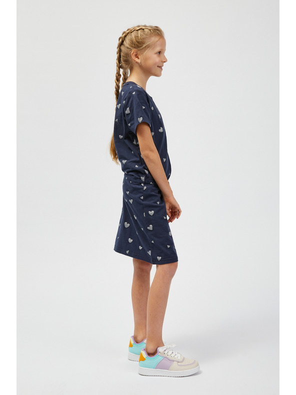 Sam 73 Tamno plava haljina s uzorkom za djevojčice SAM 73 Welo