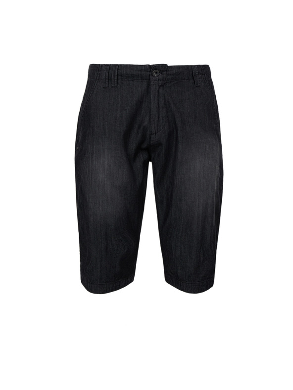 Sam 73 Crne muške traper kratke hlače SAM 73 Kieran